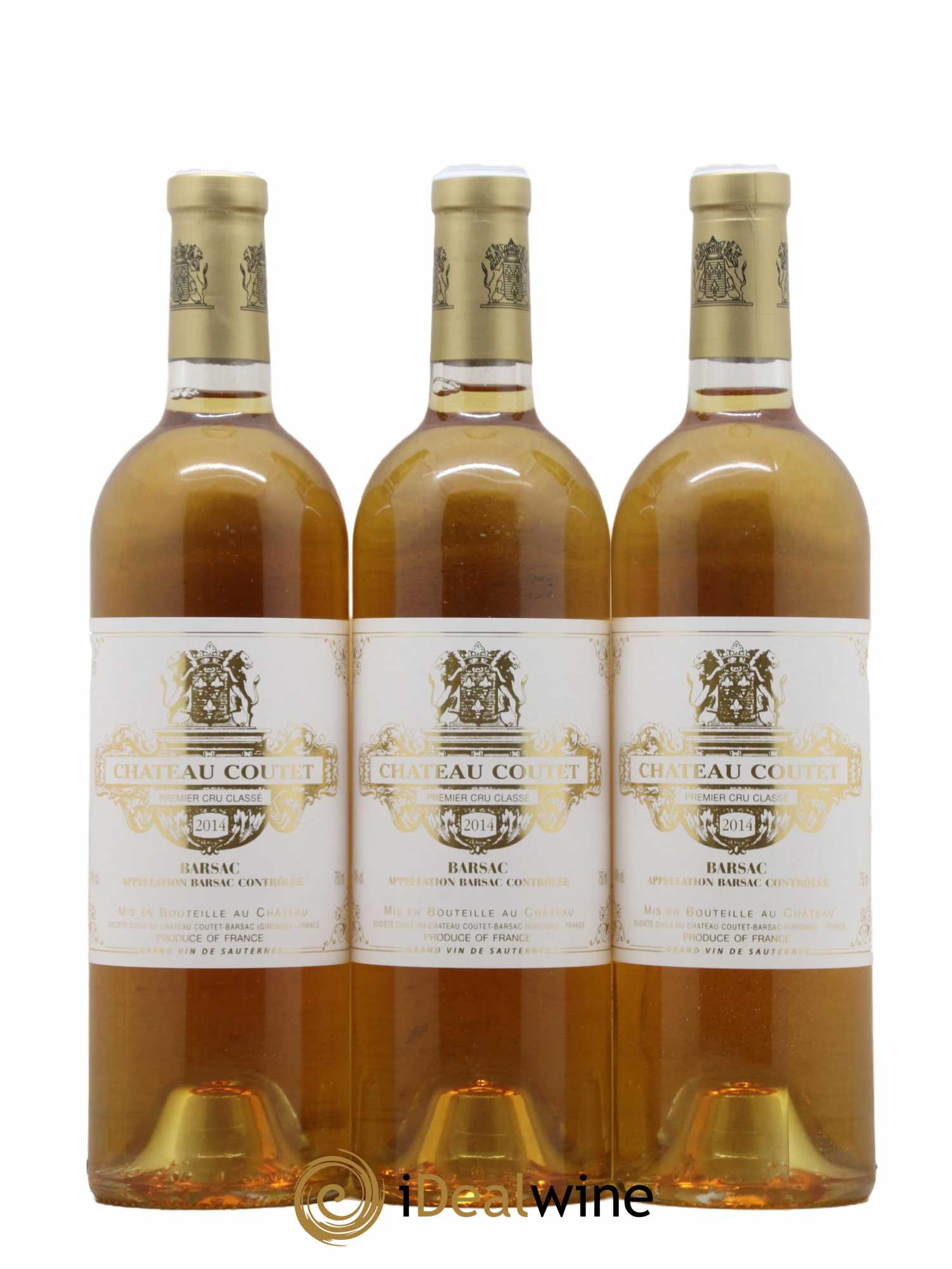 Château Coutet 1er Grand Cru Classé  2014 - Lot de 6 Bouteilles