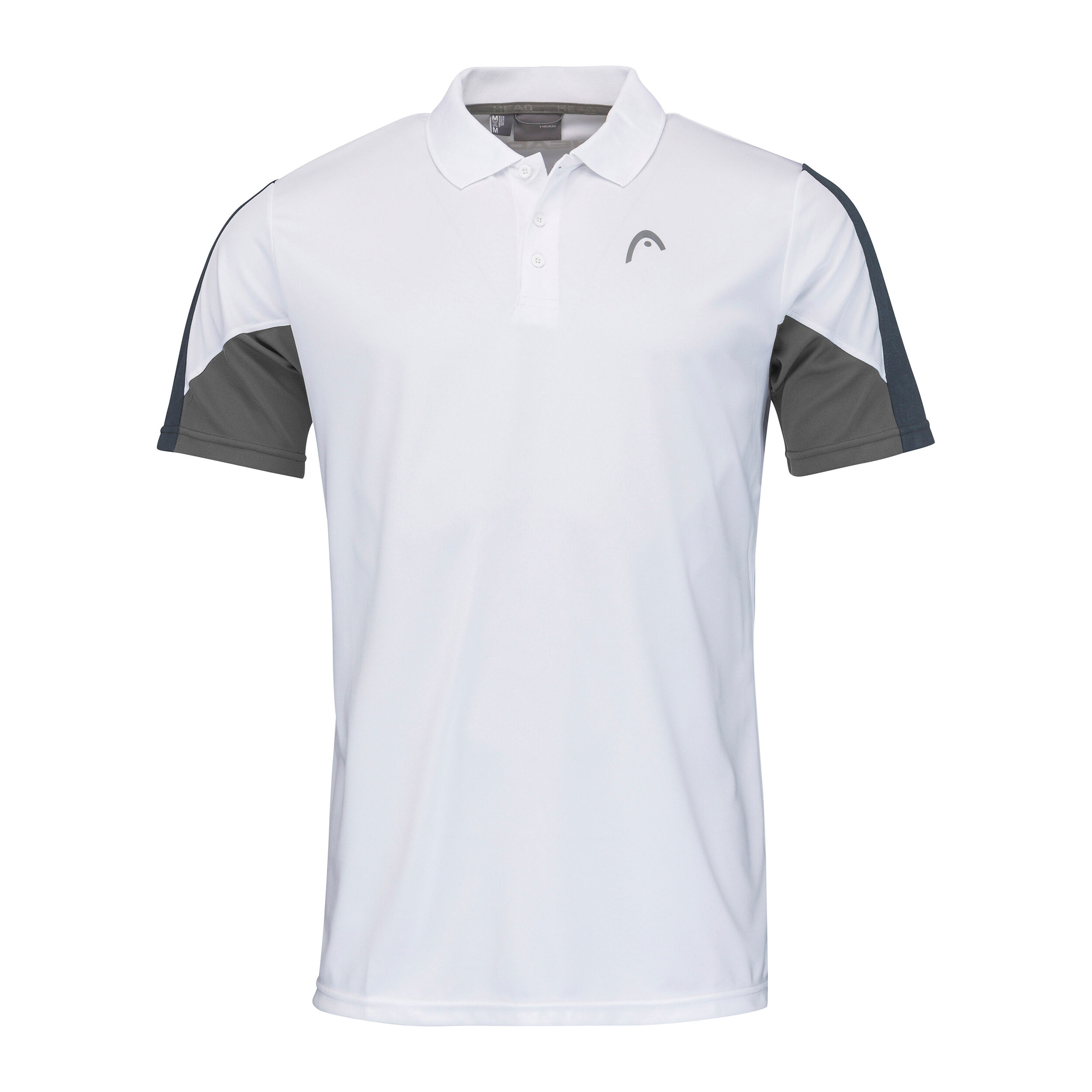 Club 22 Tech Polo Herren - Weiß, Dunkelblau