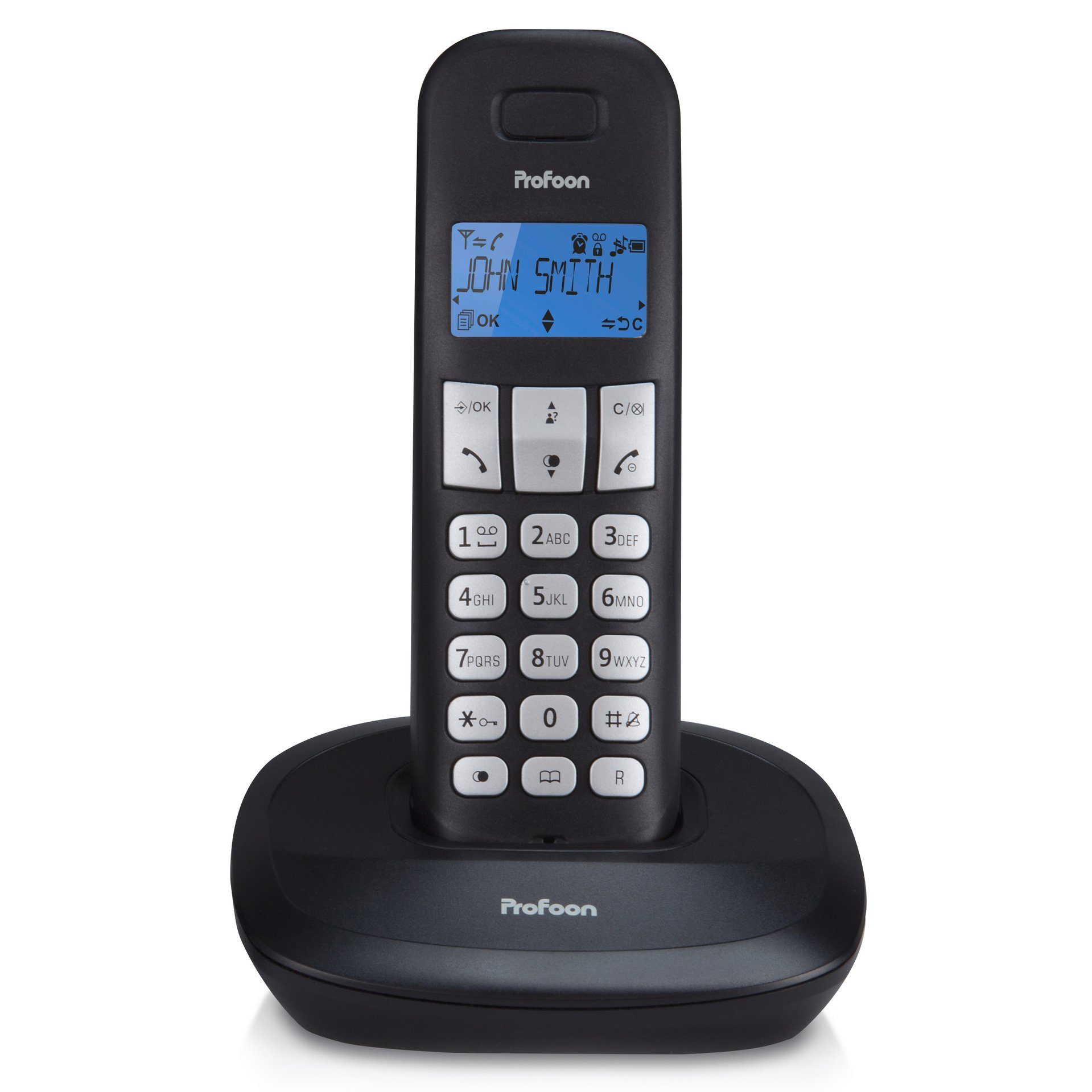 Profoon PDX-1120 - DECT-Telefon mit 2 Mobilteilen Schnurloses DECT-Telefon