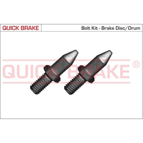 11674K Befestigunsschraube Bremsscheibe, 2 Stück - ATU