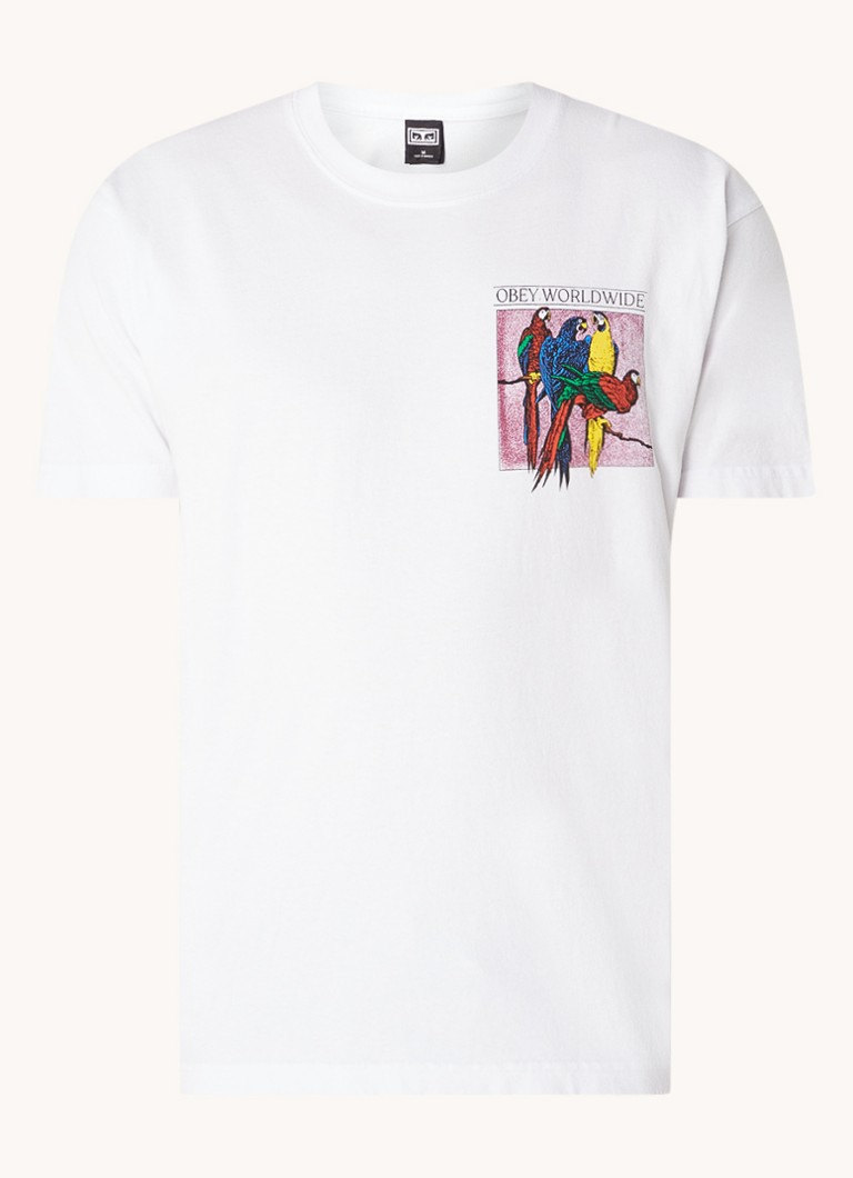 Obey Respect & Protect T-shirt with logo and back print