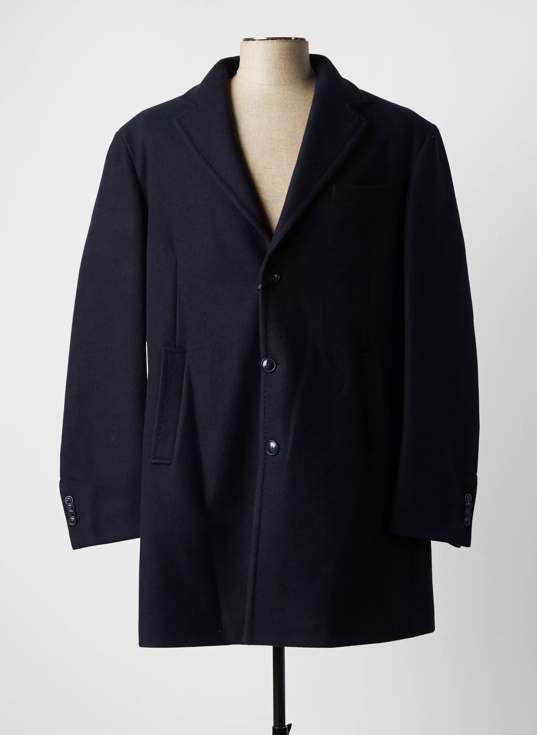 Dan John Manteaux Longs Homme couleur bleu