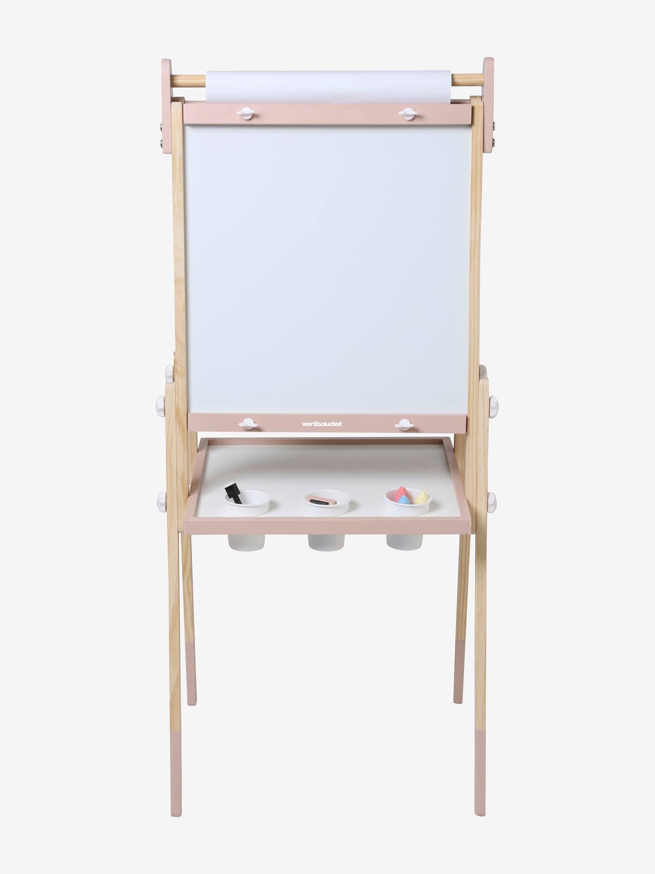 Vertbaudet 3-in-1 Tafel mit Mal-Zubehör FSC MIX - rosa