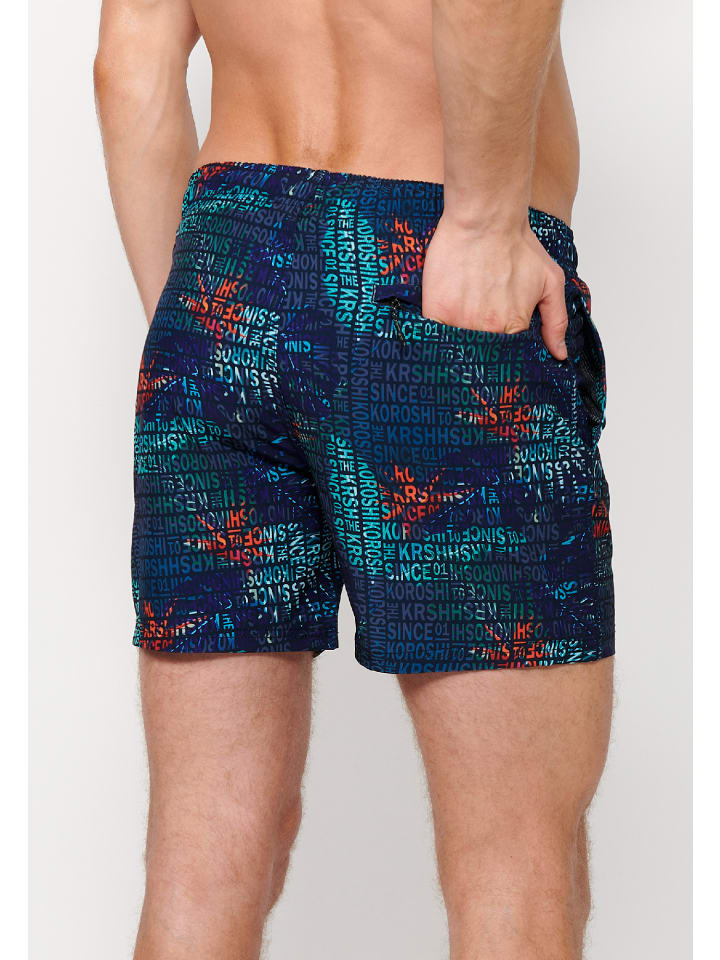 KOROSHI Badeanzug in blau günstig kaufen