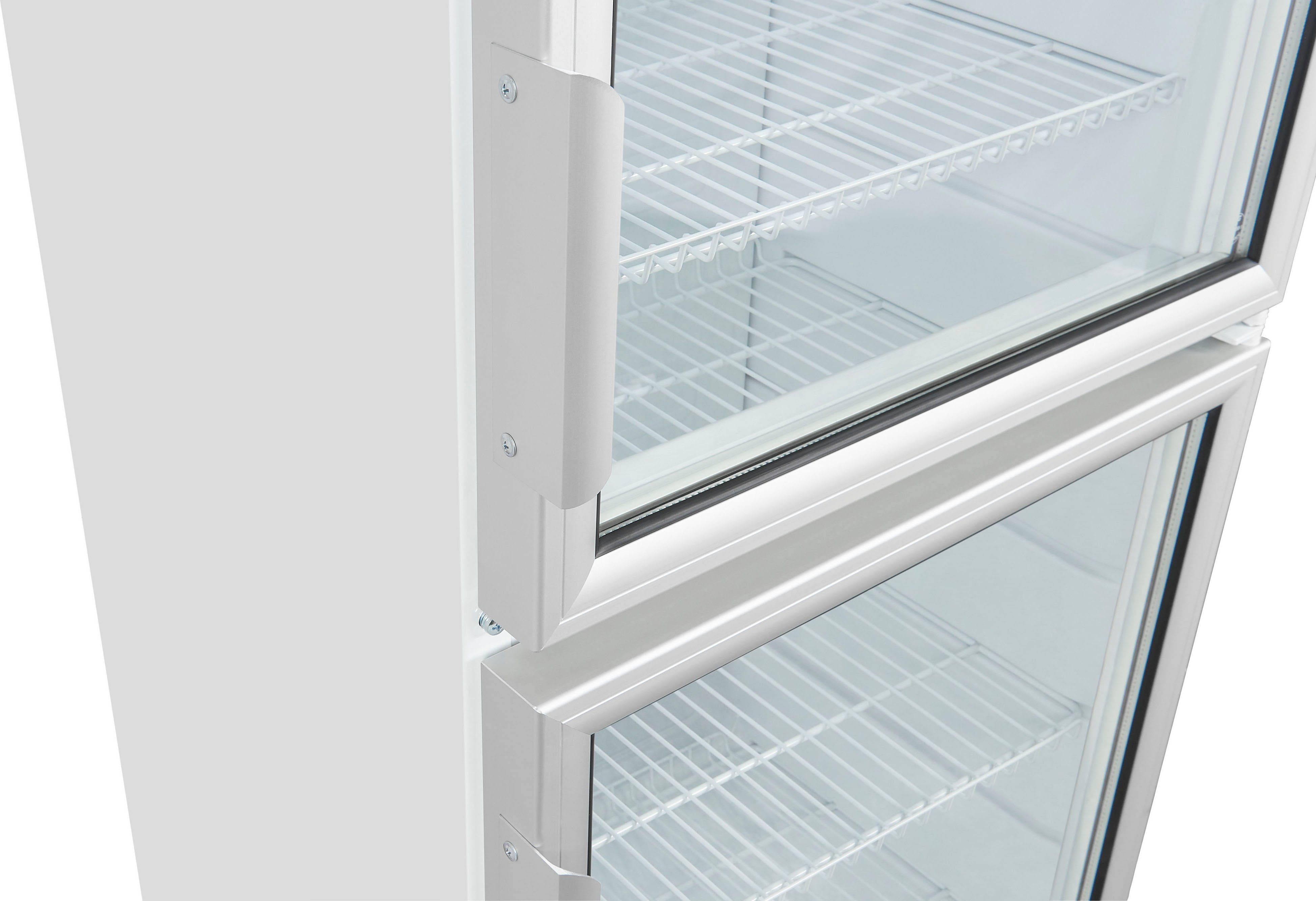 exquisit Getränkekühlschrank GKS350-2-GT-280D weiss, 173 cm hoch, 60 cm breit