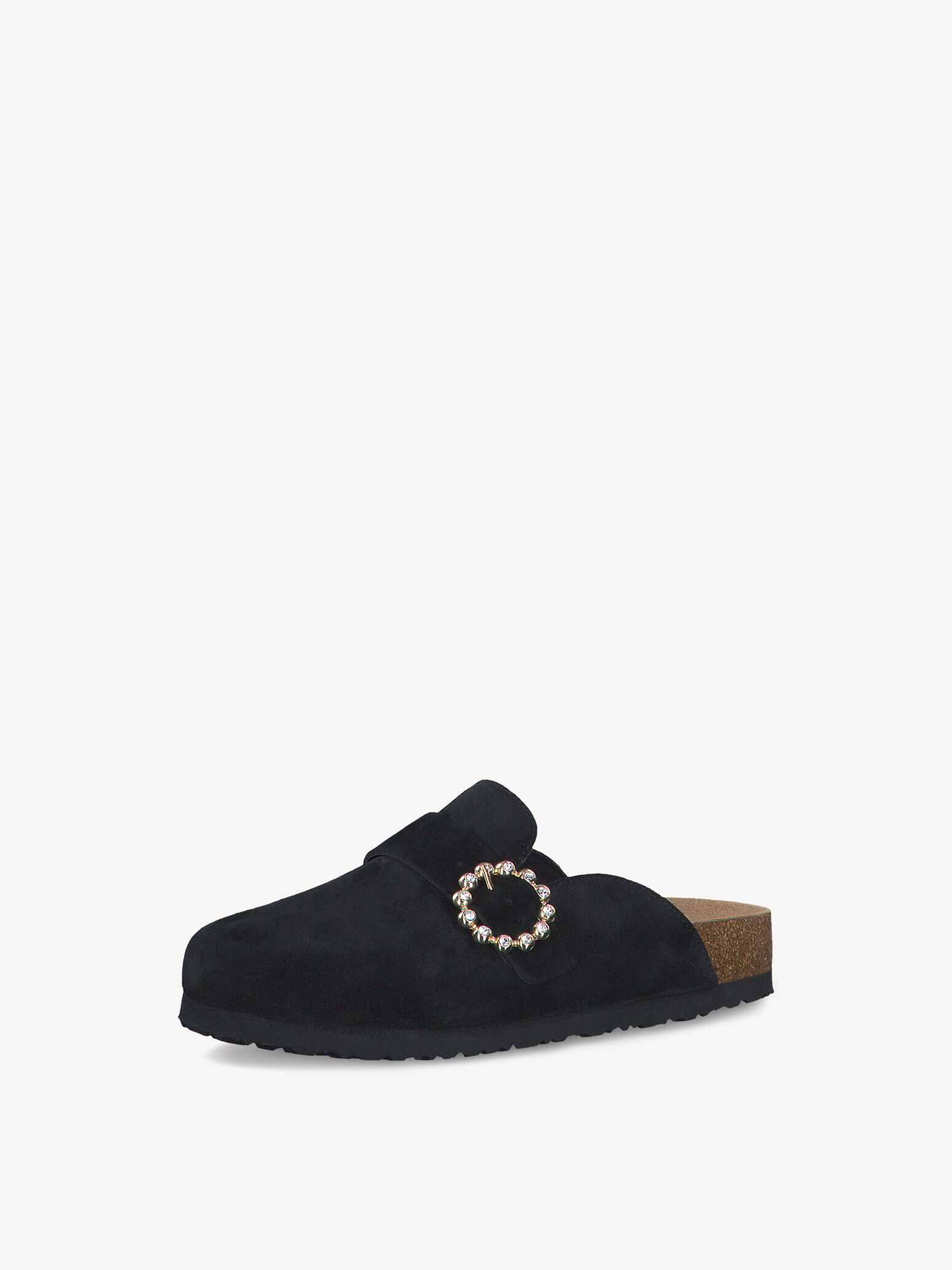 Mule en cuir - noir