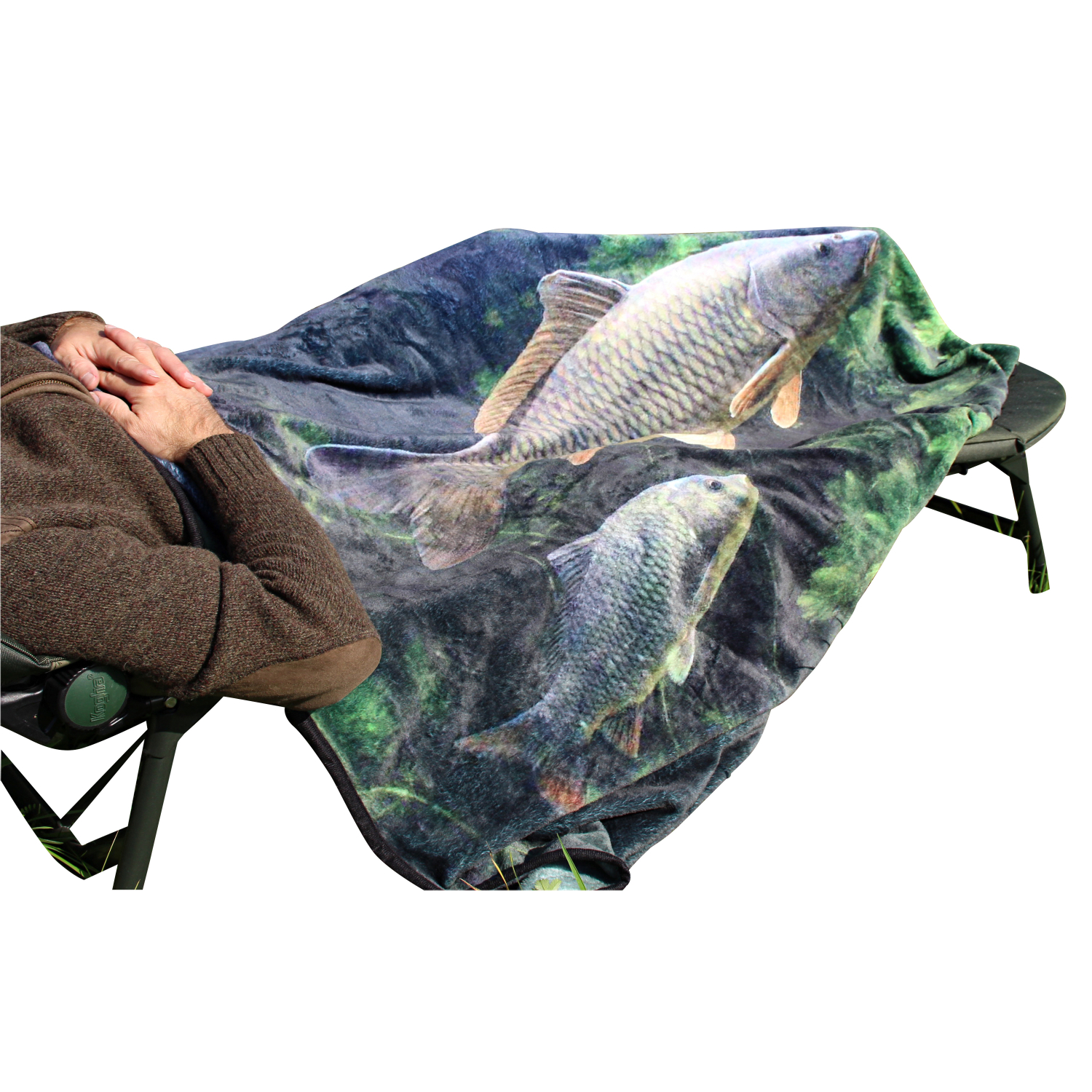 il Lago Passion Teddyfleecedecke Schuppenkarpfen