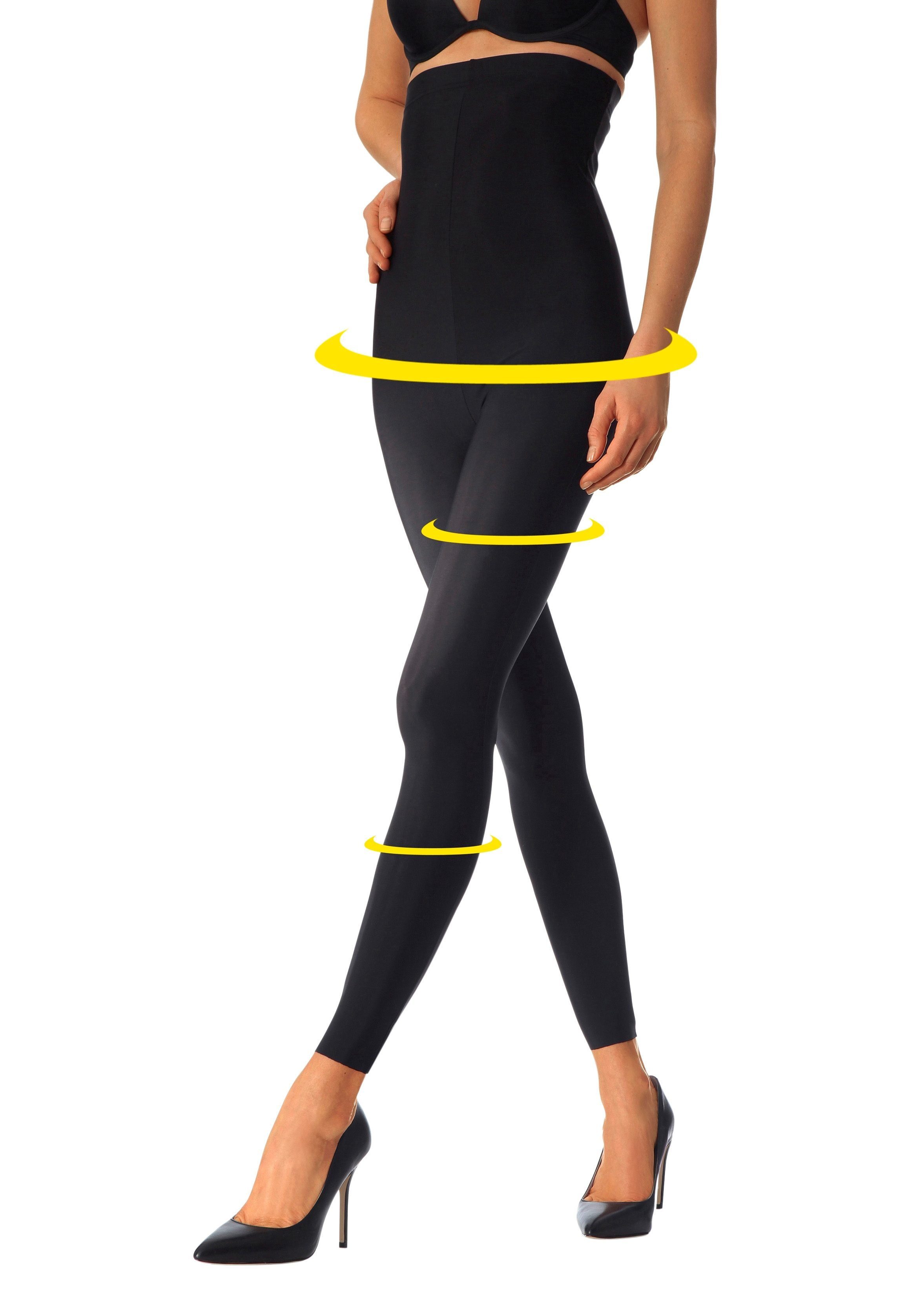 LASCANA Highwaist Leggings mit leichtem Shaping Effekt, Loungewear