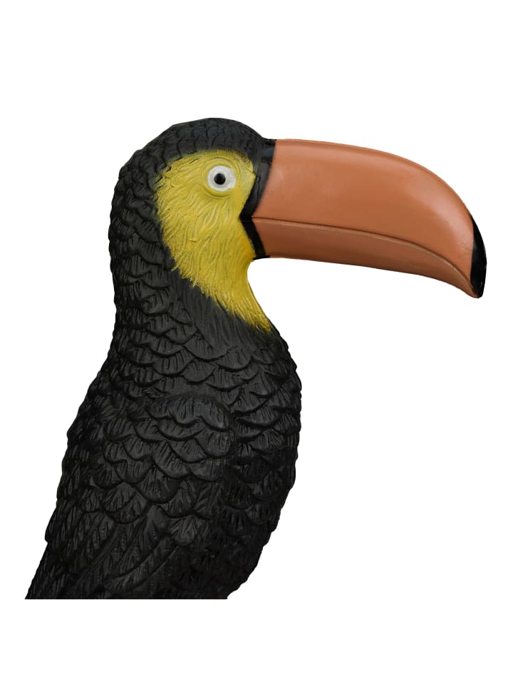 relaxdays Gartenfigur Vogel in Schwarz/ Braun günstig kaufen onesize