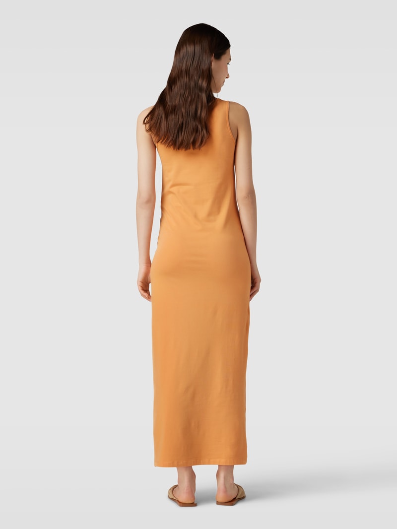 Umstands-Kleid mit U-Ausschnitt Modell 'MIA' in apricot