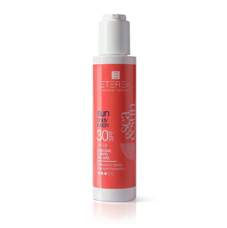 Sea & Sun napozó testápoló SPF30 - Magas védelemmel ellátott napozókrém testre.