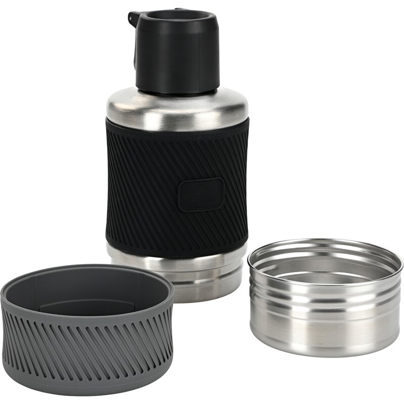 Dogs Creek Reisenäpfe Dogs Creek Carry Reise Set Futter- und Wasserbehälter 800ml grau