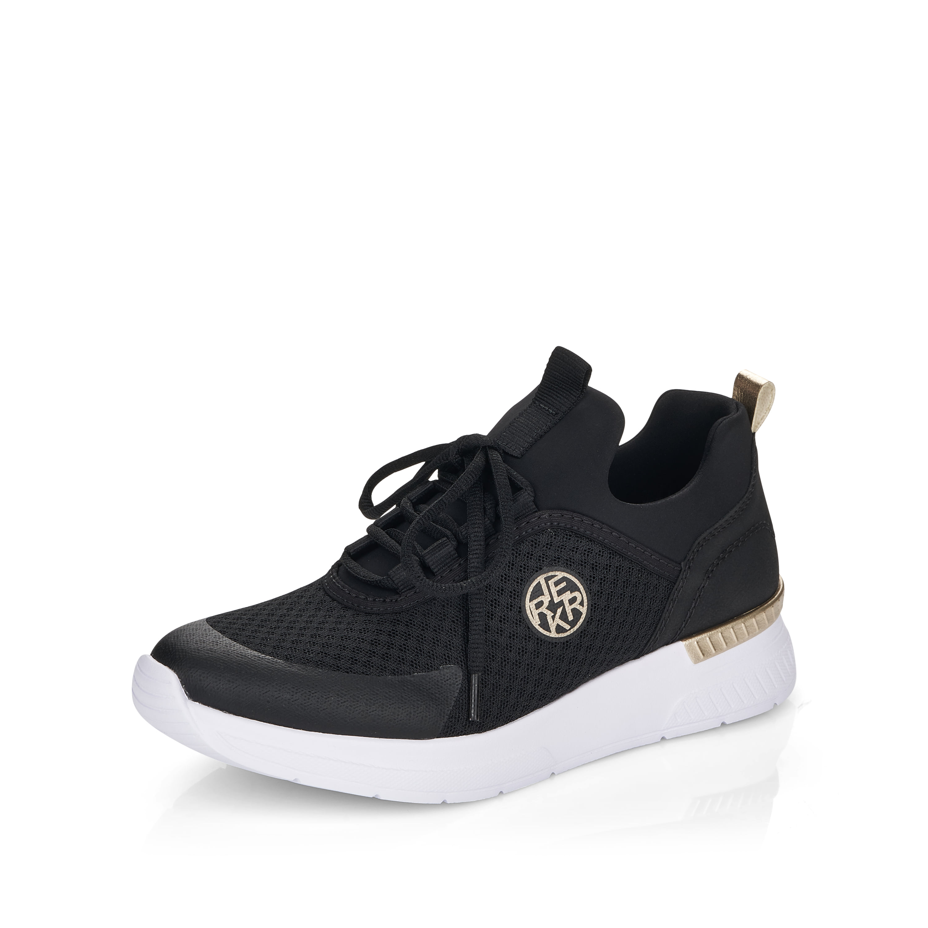Rieker Damen Slipper nachtschwarz