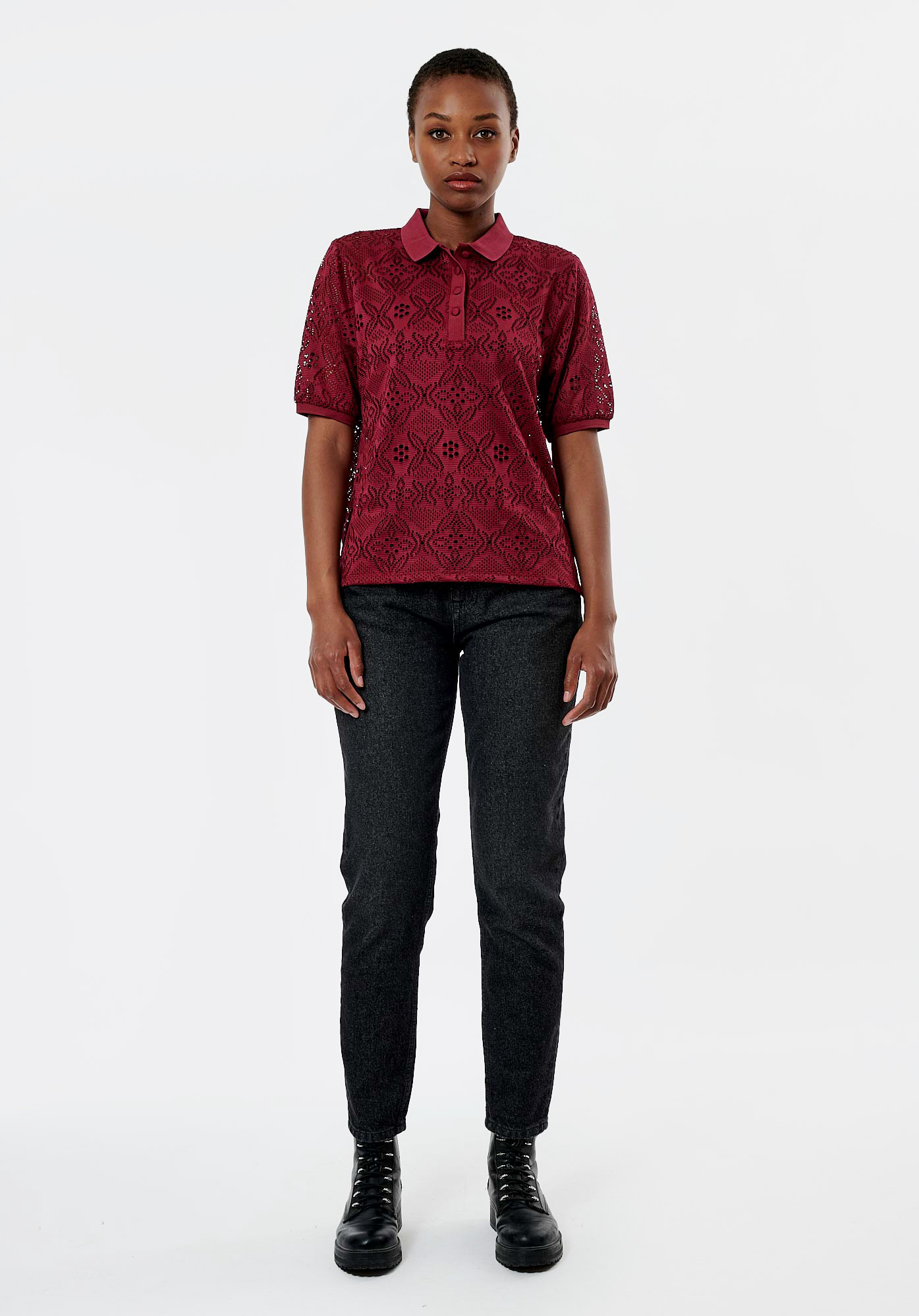LEGER  Polo fuchsia femme