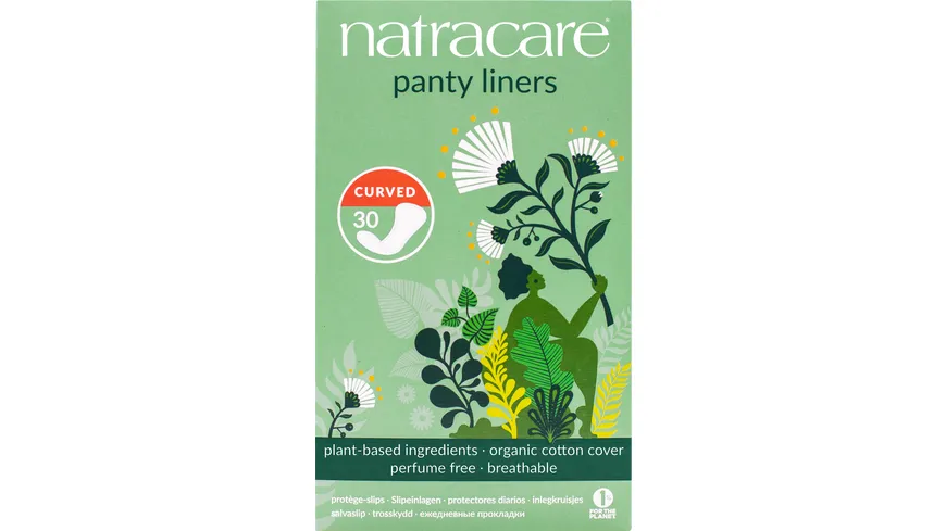natracare Slipeinlagen Curved 30 Stück