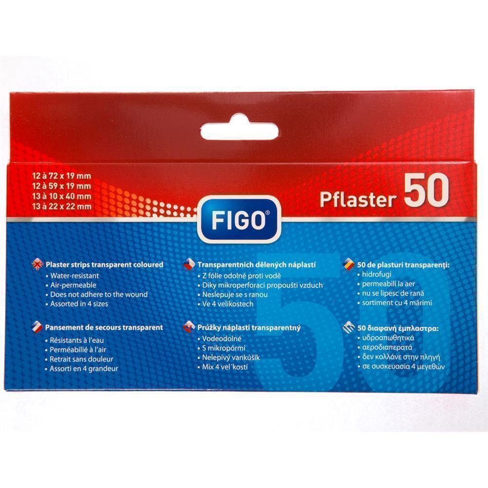 FIGO Fixierpflaster varivendo Notizblock + 2x 50er Pflaster transparent = 100 Wundpflaster