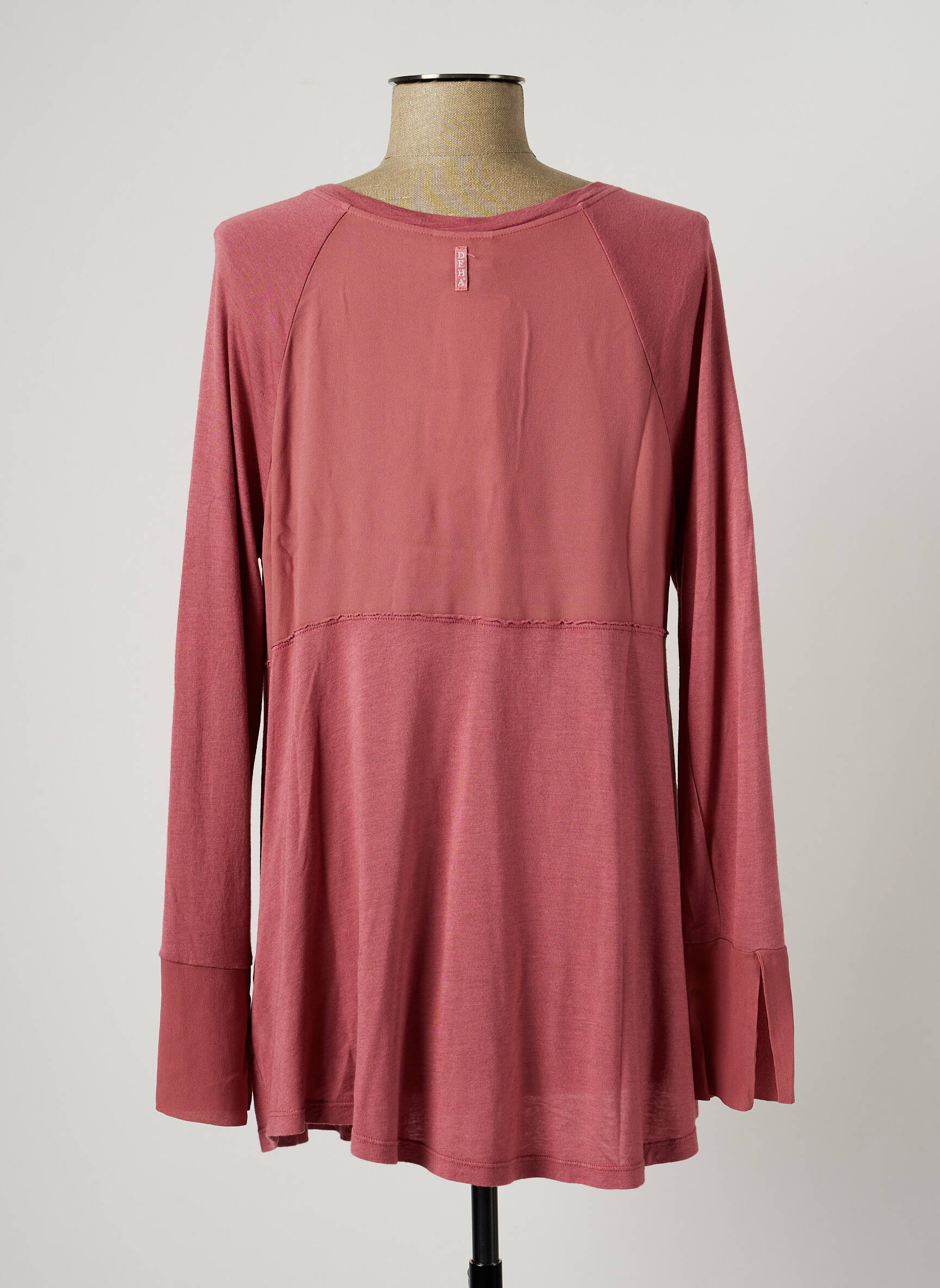 Deha Tuniquemanchelongue Femme couleur rose
