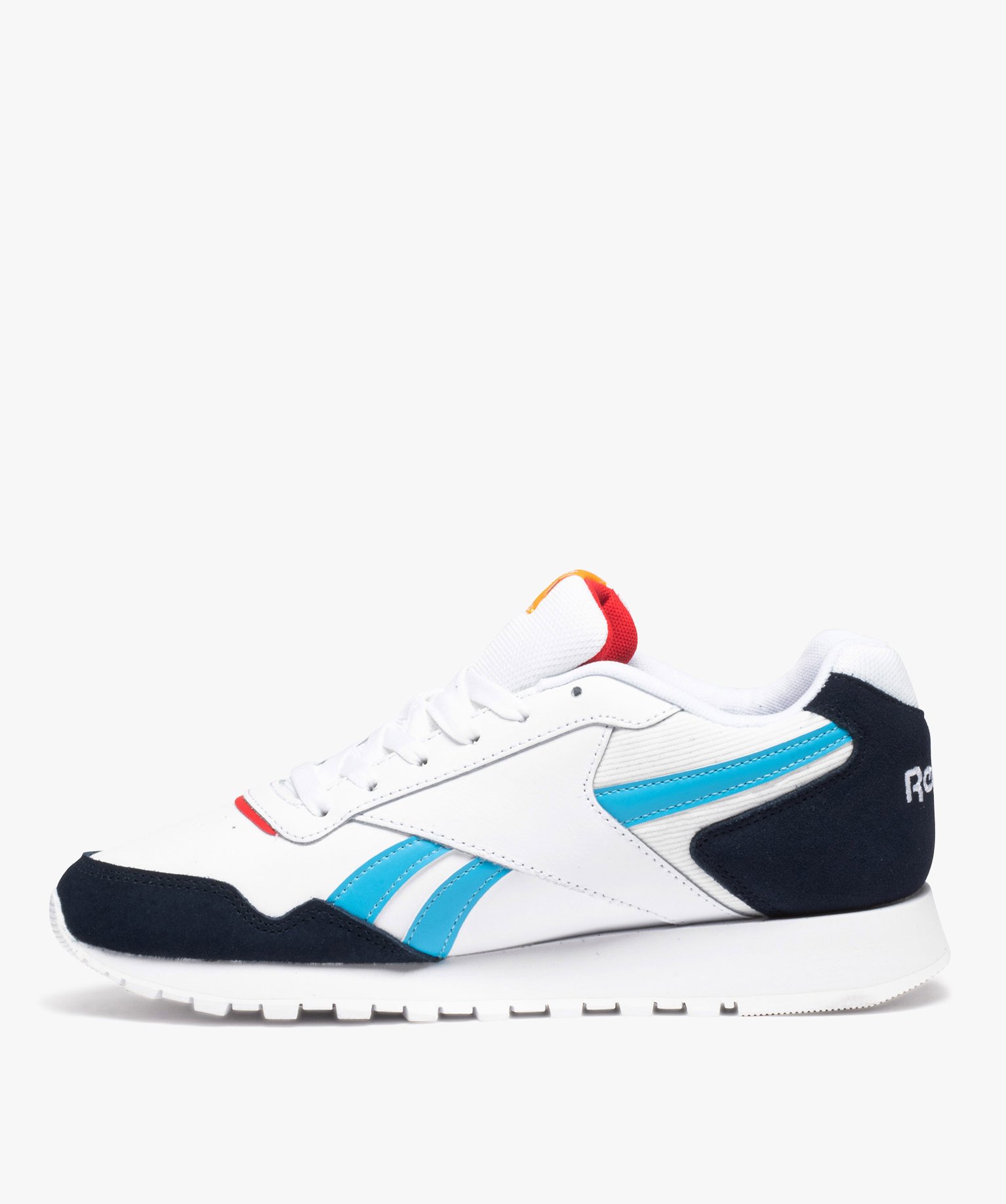Baskets homme dessus en cuir style running à lacets - Reebok  blanc | GEMO