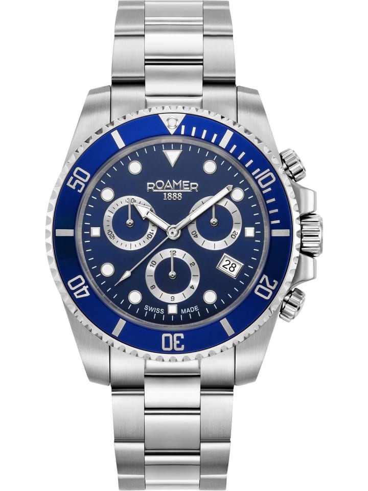 Roamer Schweizer Uhr Deep Sea 100 Silberfarben in silber günstig kaufen onesize