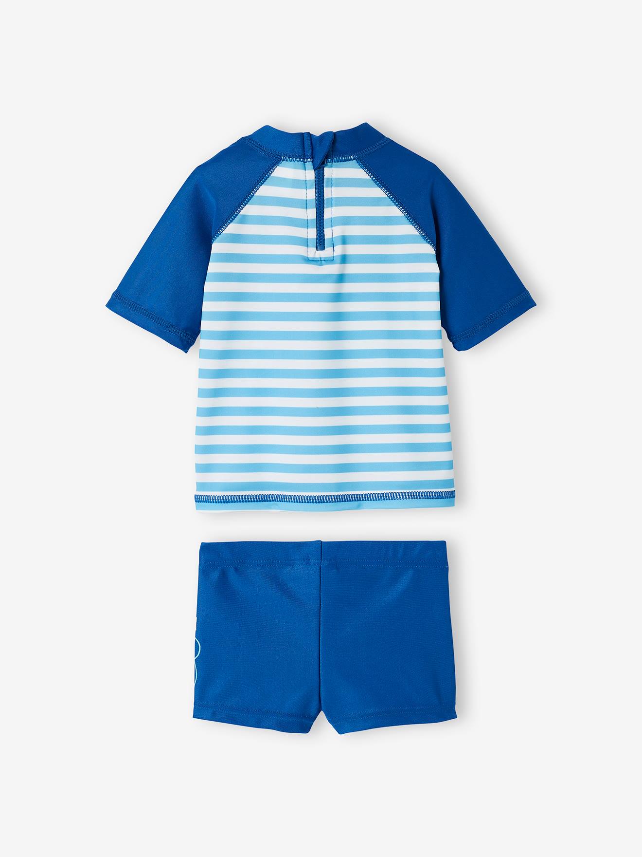 Ensemble de bain anti-UV 2 pièces DS® Mickey garçon bleu océan
