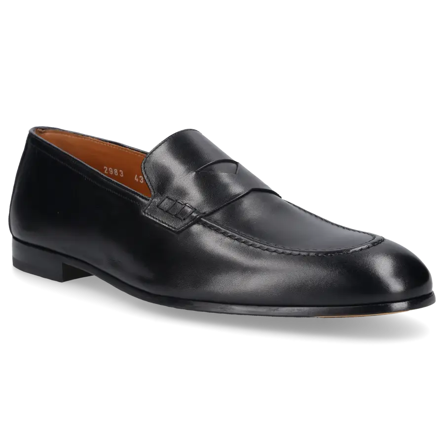 Doucal's - Loafer 2983 Kalbsleder - schwarz
