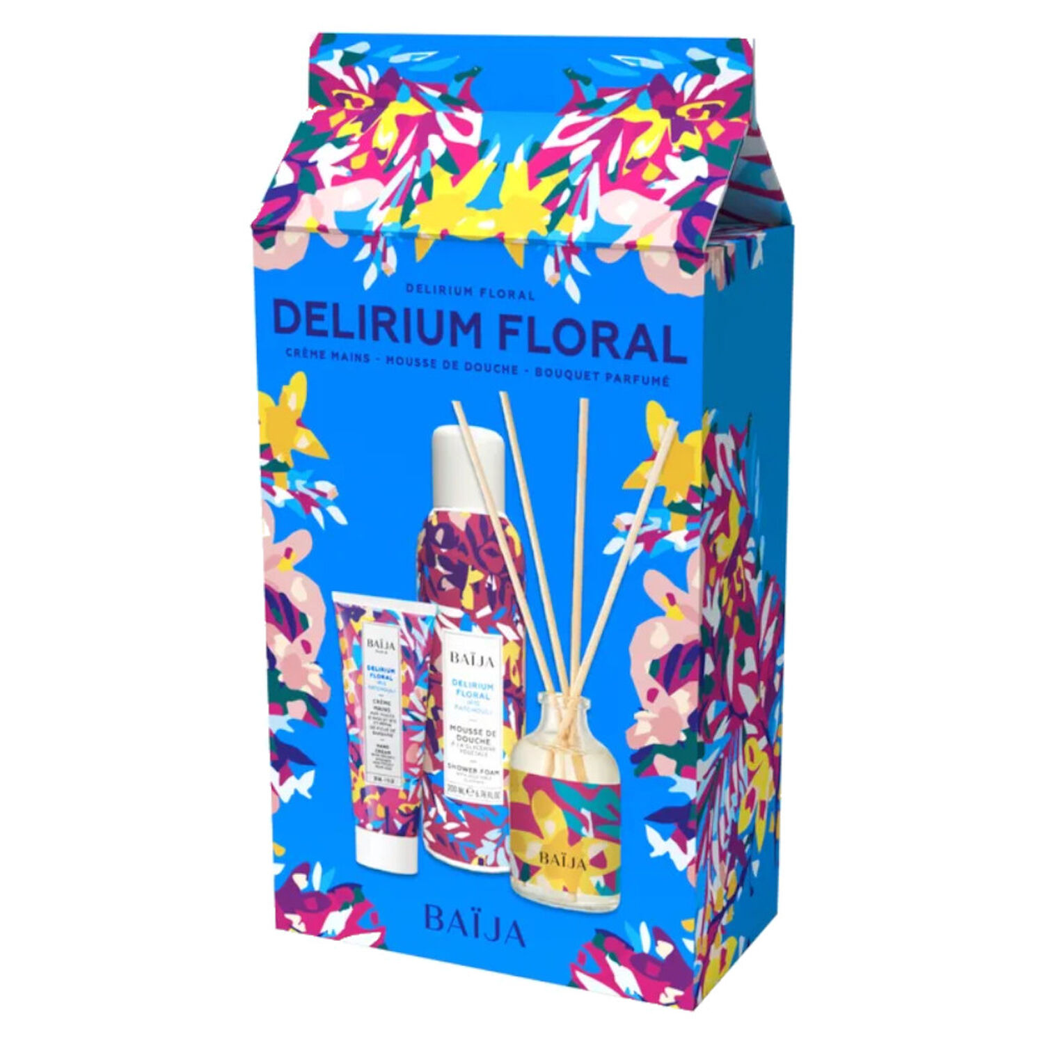 baïja Delirium Floral Coffret Mousse de Douche 200 ml + 2 Produits