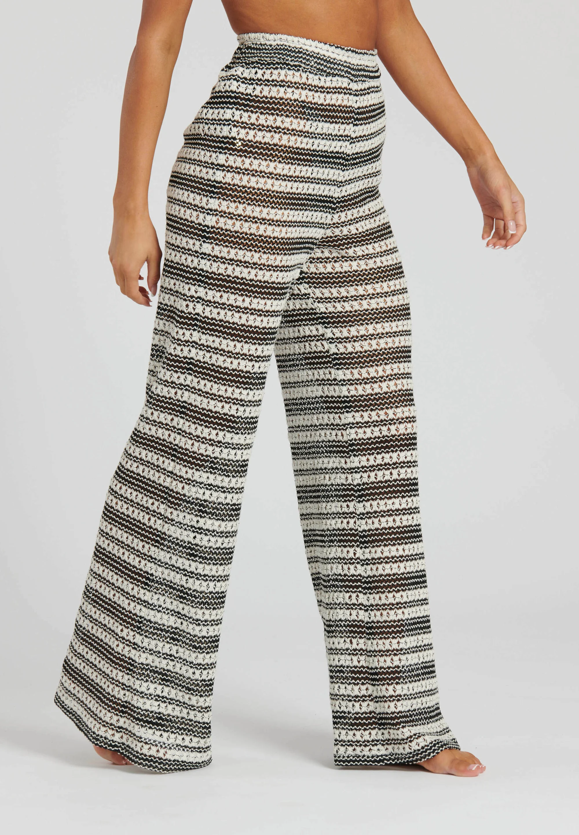South Beach PANTALÓN DE CROCHET MONOCROMÁTICO - Accesorio de playa