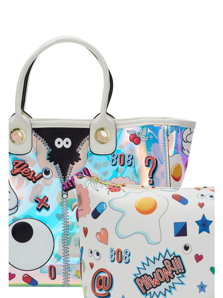 myMo Tote Bag Tote Bag in White Multicolor günstig kaufen onesize