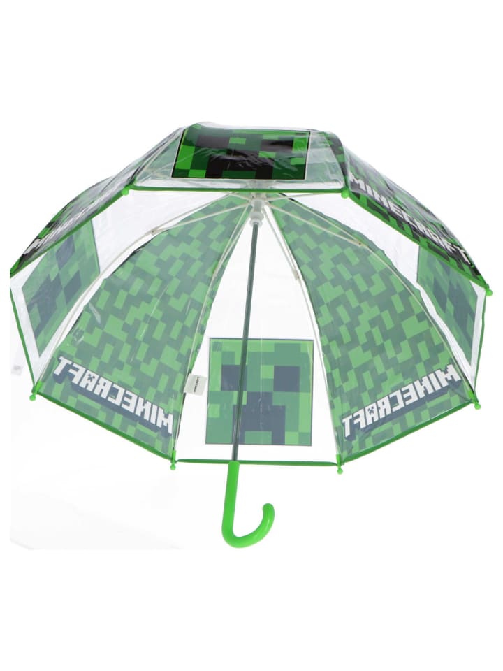 Minecraft Minecraft Regenschirm Kinder Stockschirm kids Ø48 cm schirm in grün günstig kaufen onesize