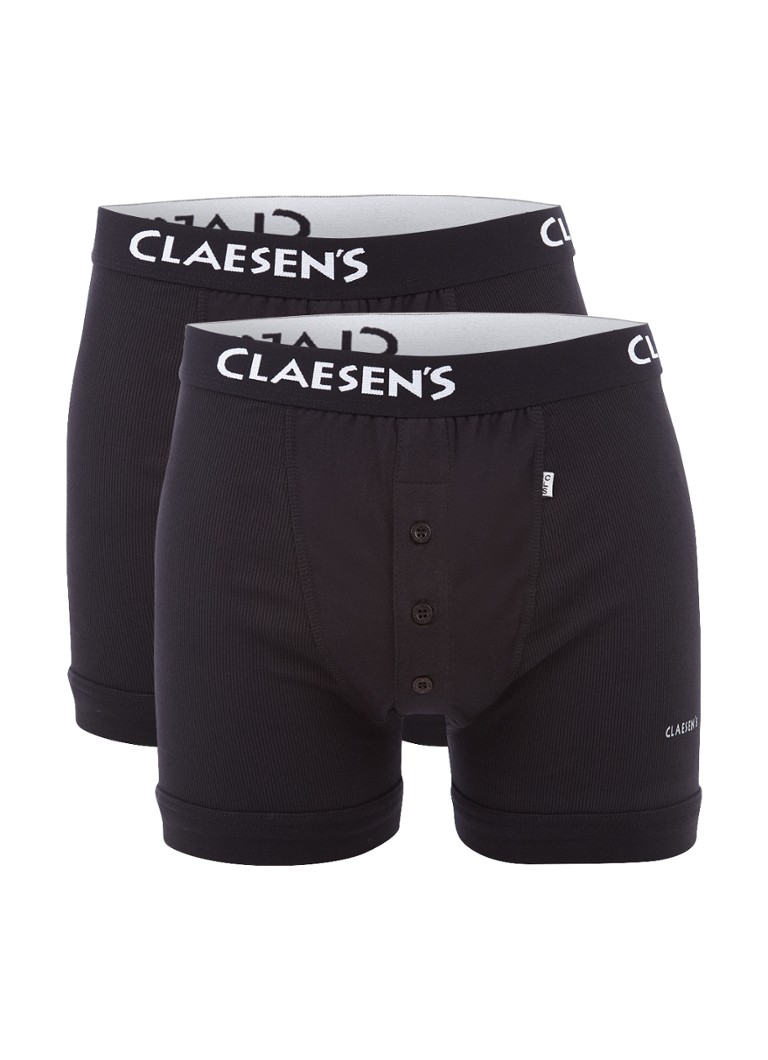 Boxer Claesen's Harlem a tinta unita, confezione da 2