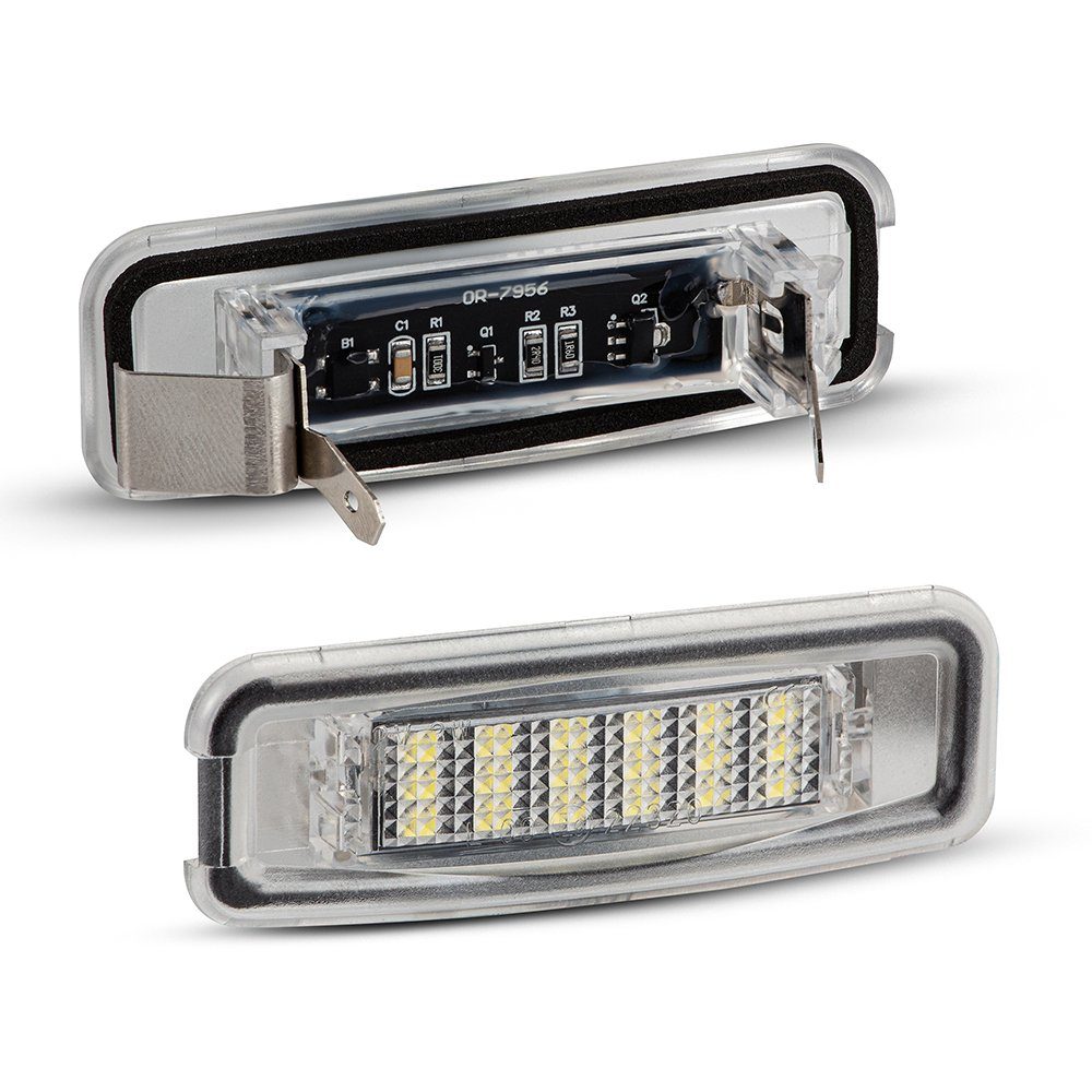 LLCTOOLS Rückleuchte LED Kennzeichenbeleuchtung für Ford Focus MK1 1998-2005 Kennzeichen
