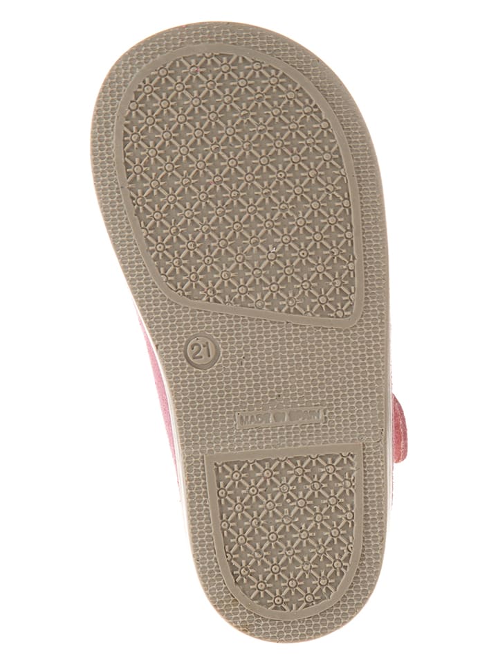 kmins Leder-Spangenballerinas in Rosa günstig kaufen