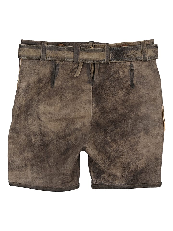 Isartrachten Lederhose in Braun günstig kaufen