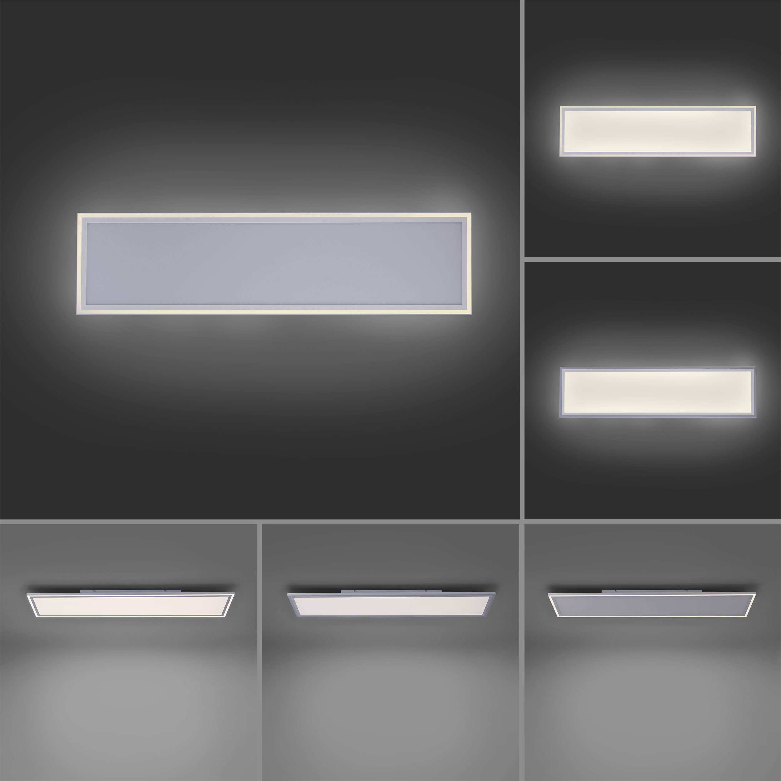 JUST LIGHT.LED-Deckenleuchte 2flg