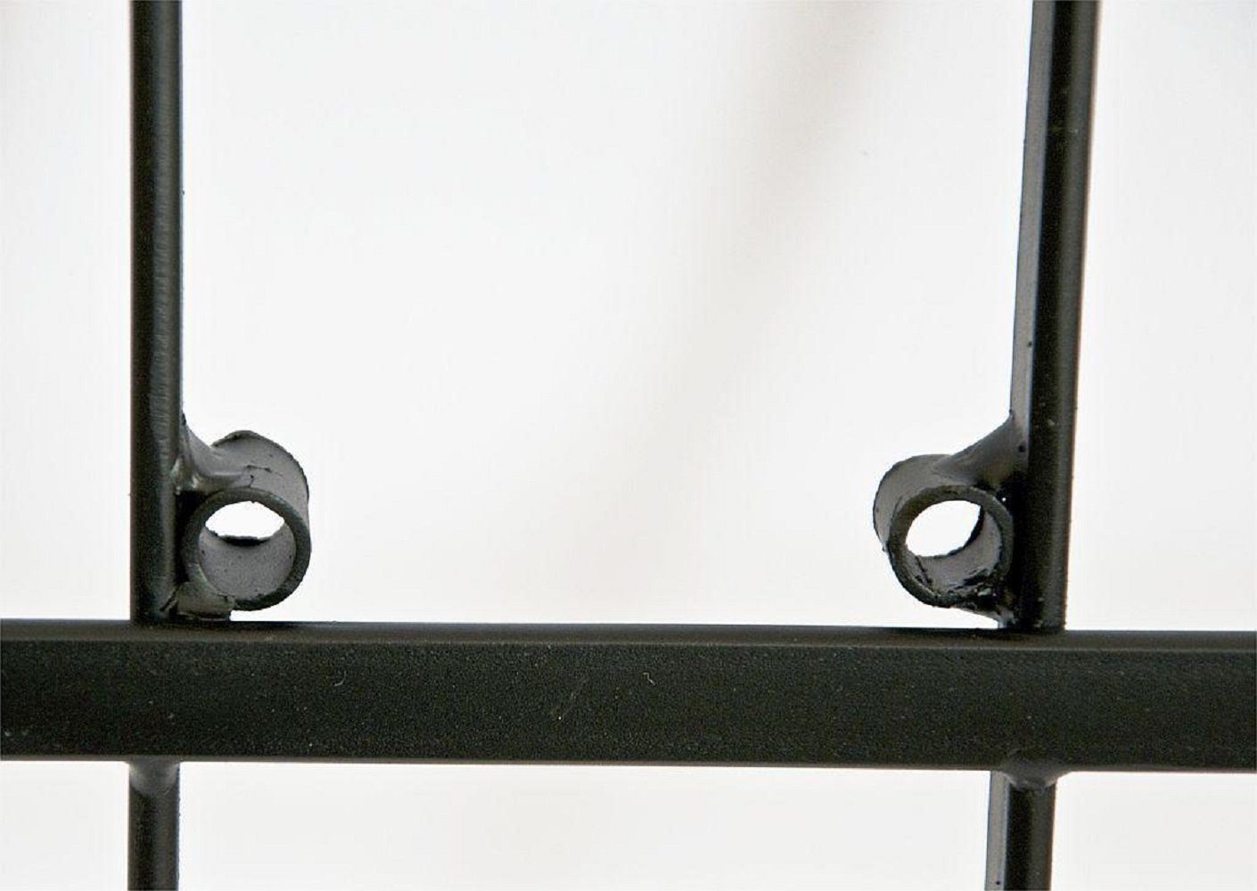 DanDiBo Weinregal Flaschenregal Metall Schwarz Wand Dies 116 cm für 10 Flaschen Flaschenständer Flaschenhalter