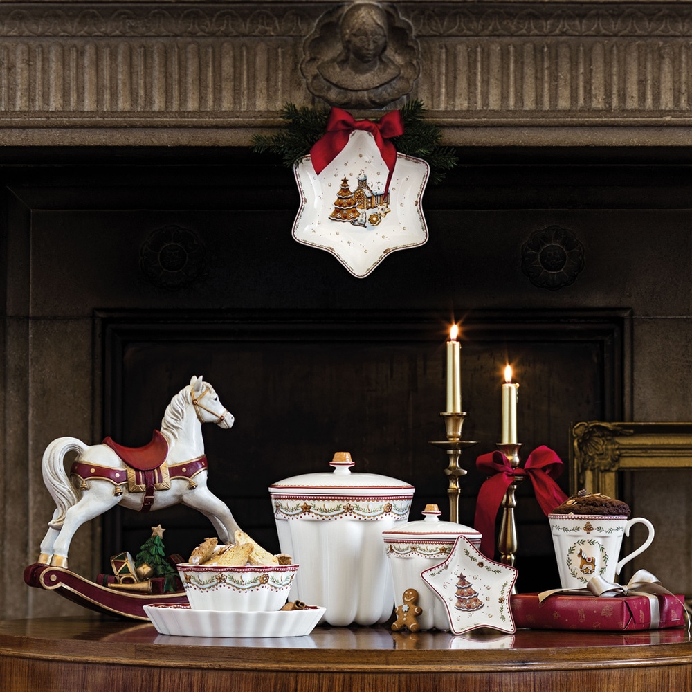 Villeroy & Boch Coupe étoile moy., village en pain d'ép. Winter Bakery Delight Bol