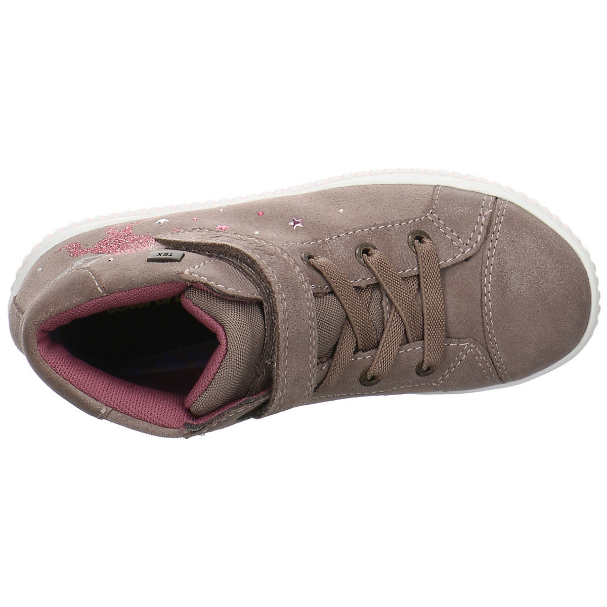 Mädchen Schnürhalbschuhe Yina-Tex Boots Kinderschuhe Veloursleder uni Halbschuhe