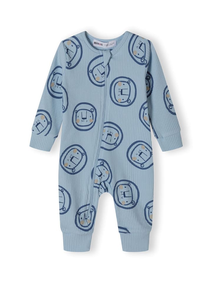 Minoti 3er. Set: Strampler 21babyrib2 in hellblau günstig kaufen 50