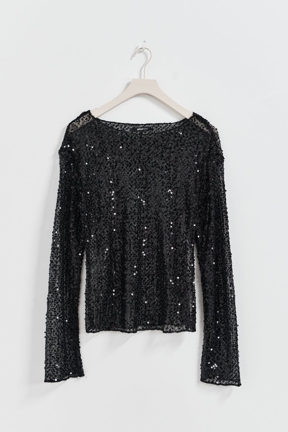 Sequin longlseeve top