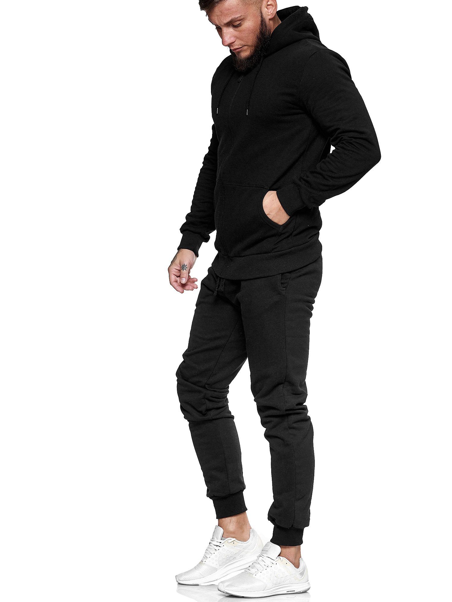 OneRedox Jogginganzug JG-3000 (Sportanzug Jogger Trainingsanzug), Fitness Freizeit Casual