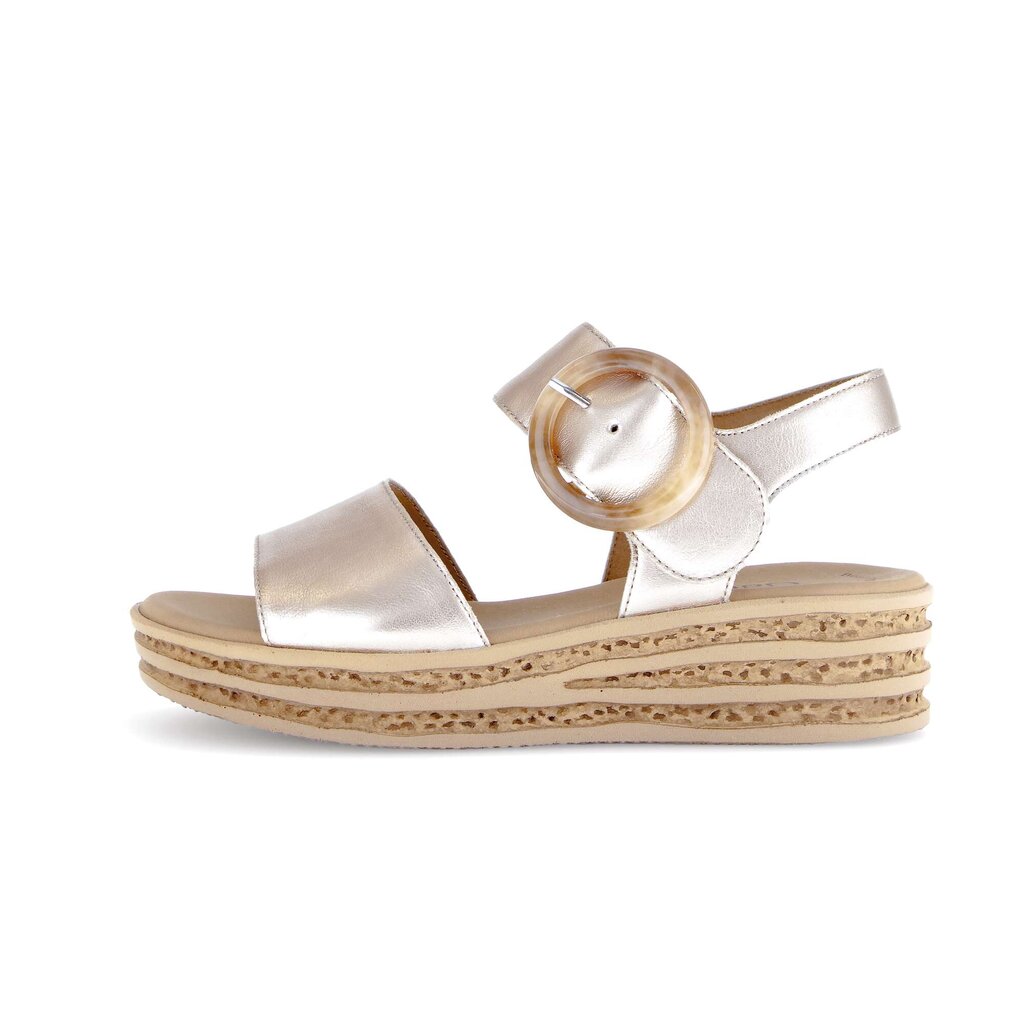 Gabor fashion Riemchensandale gold