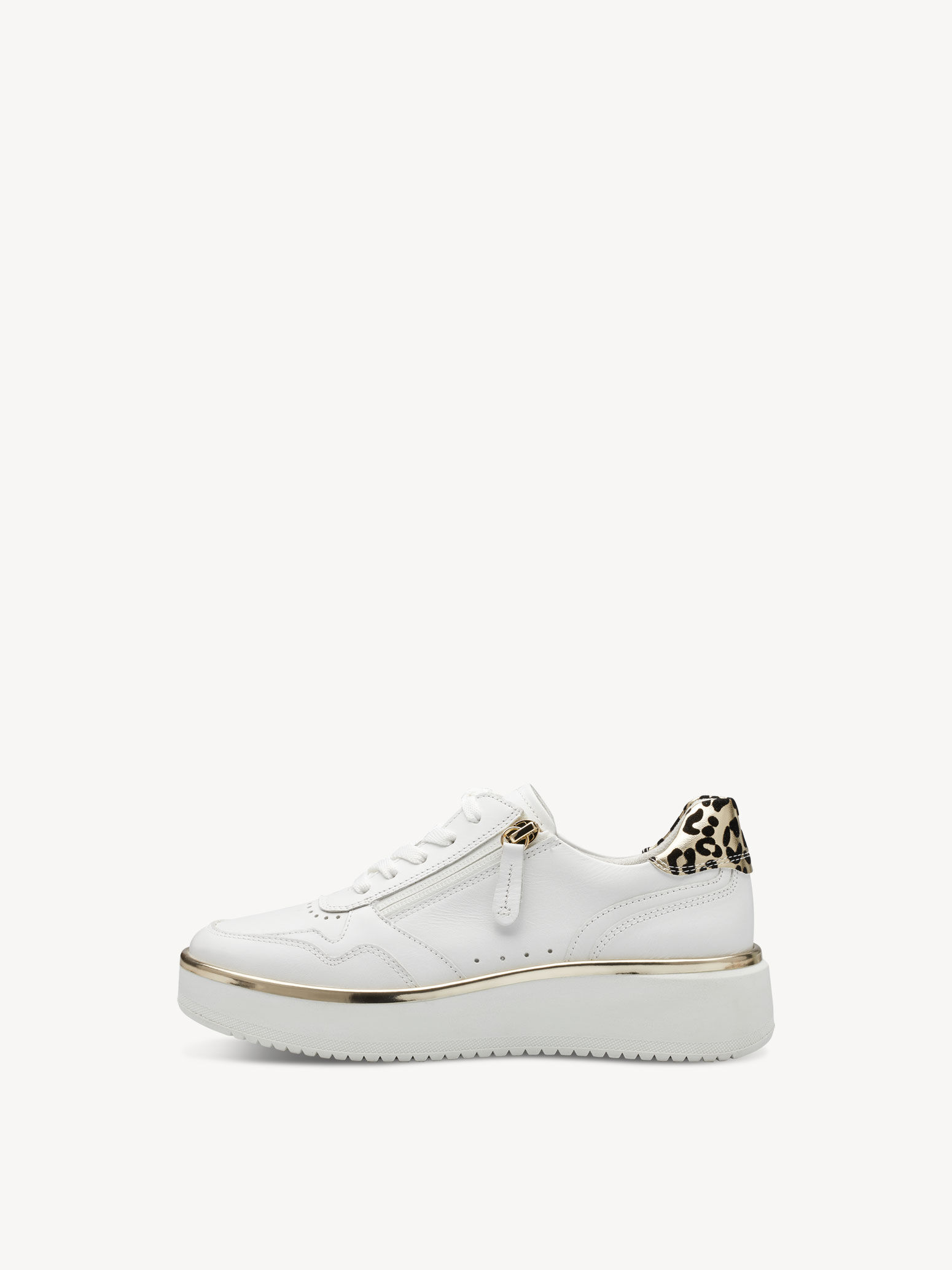 Basket en cuir - blanc