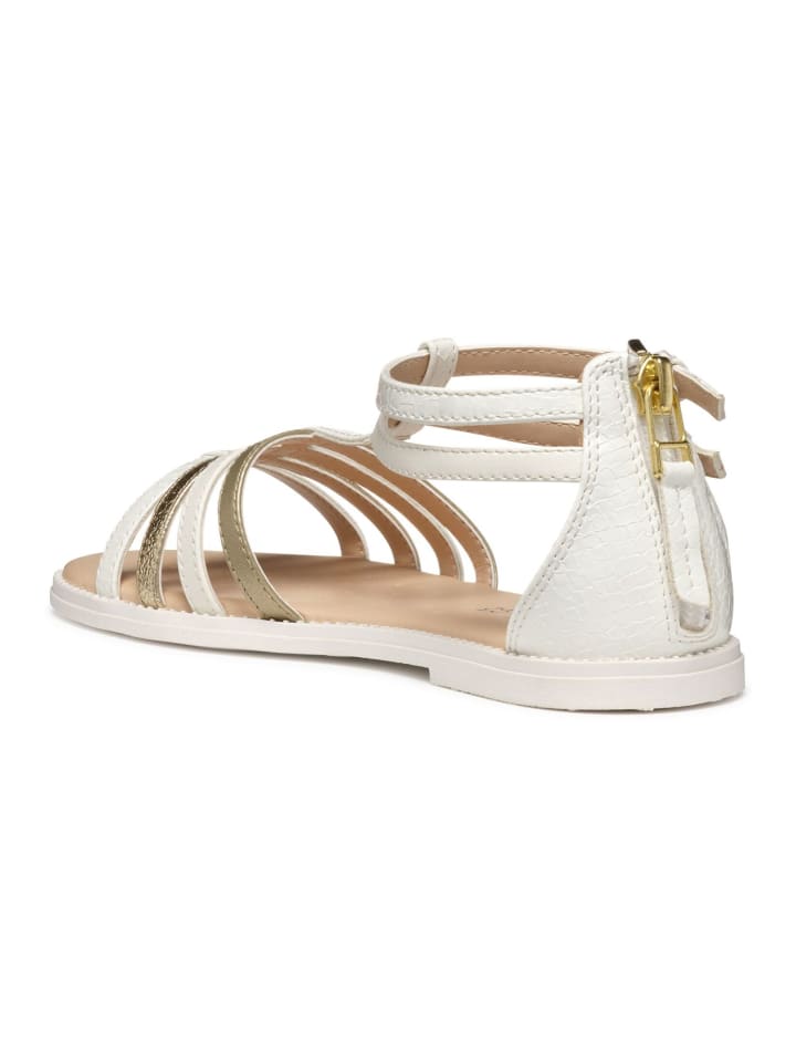 Geox Sandalen in Weiß/Gold günstig kaufen