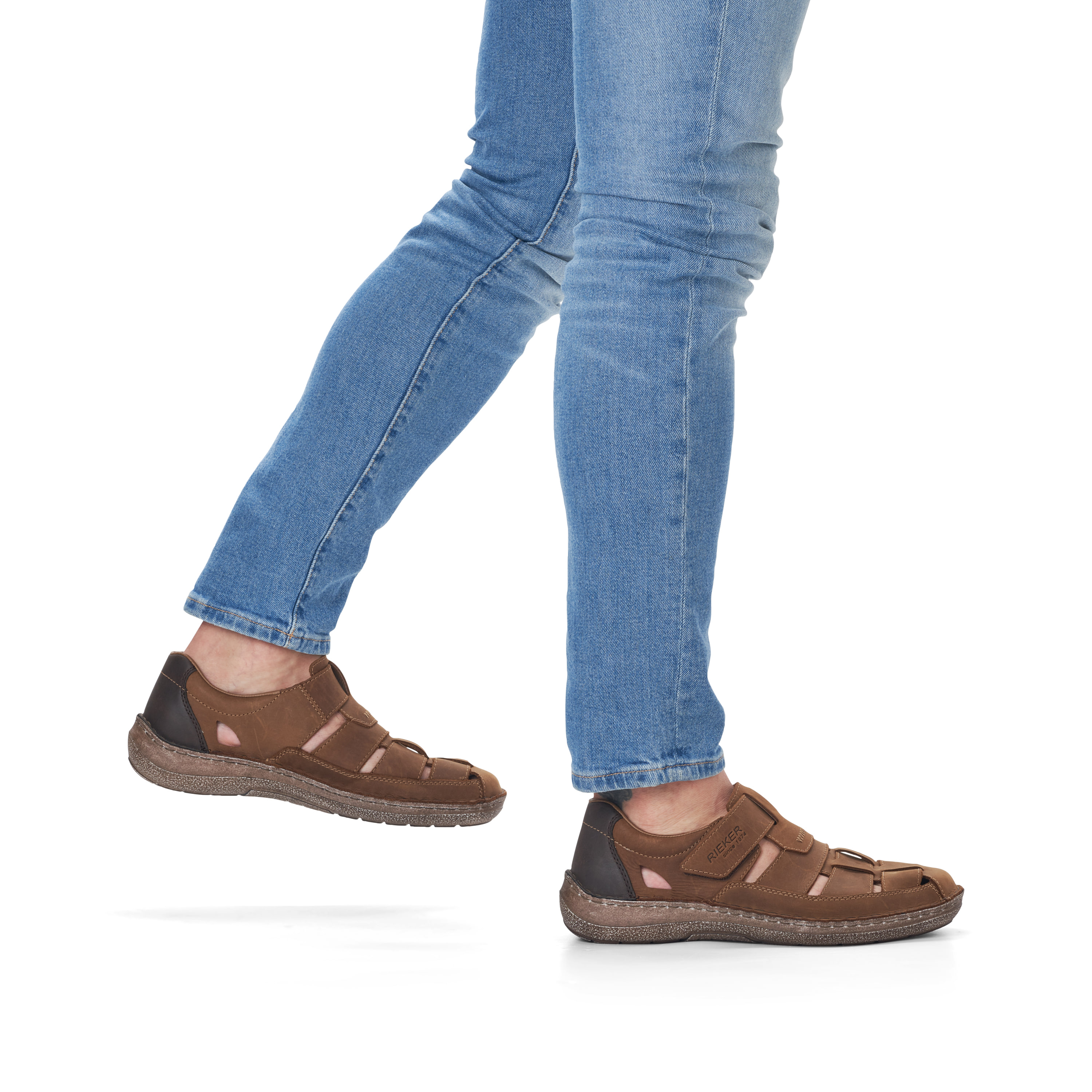 Rieker Herren Slipper espressobraun