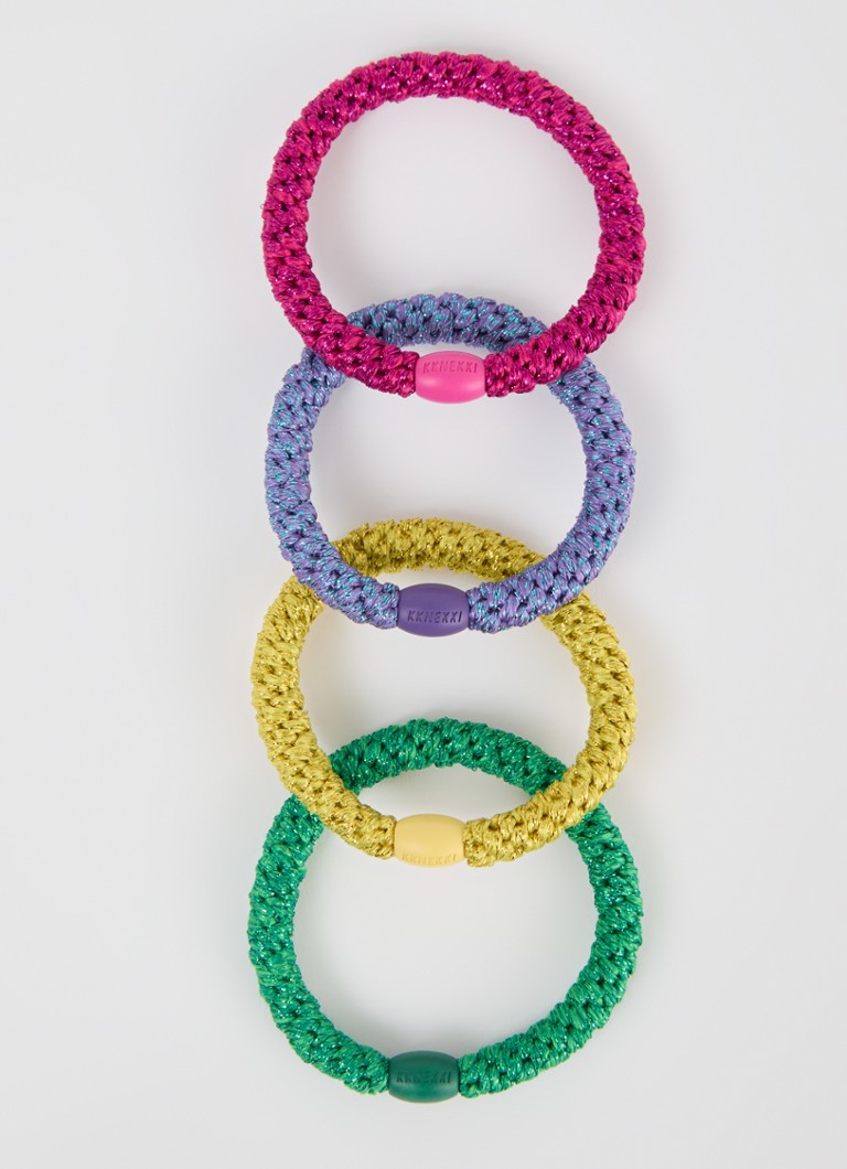 Elastice Bon Dep Braid, pachet de 4