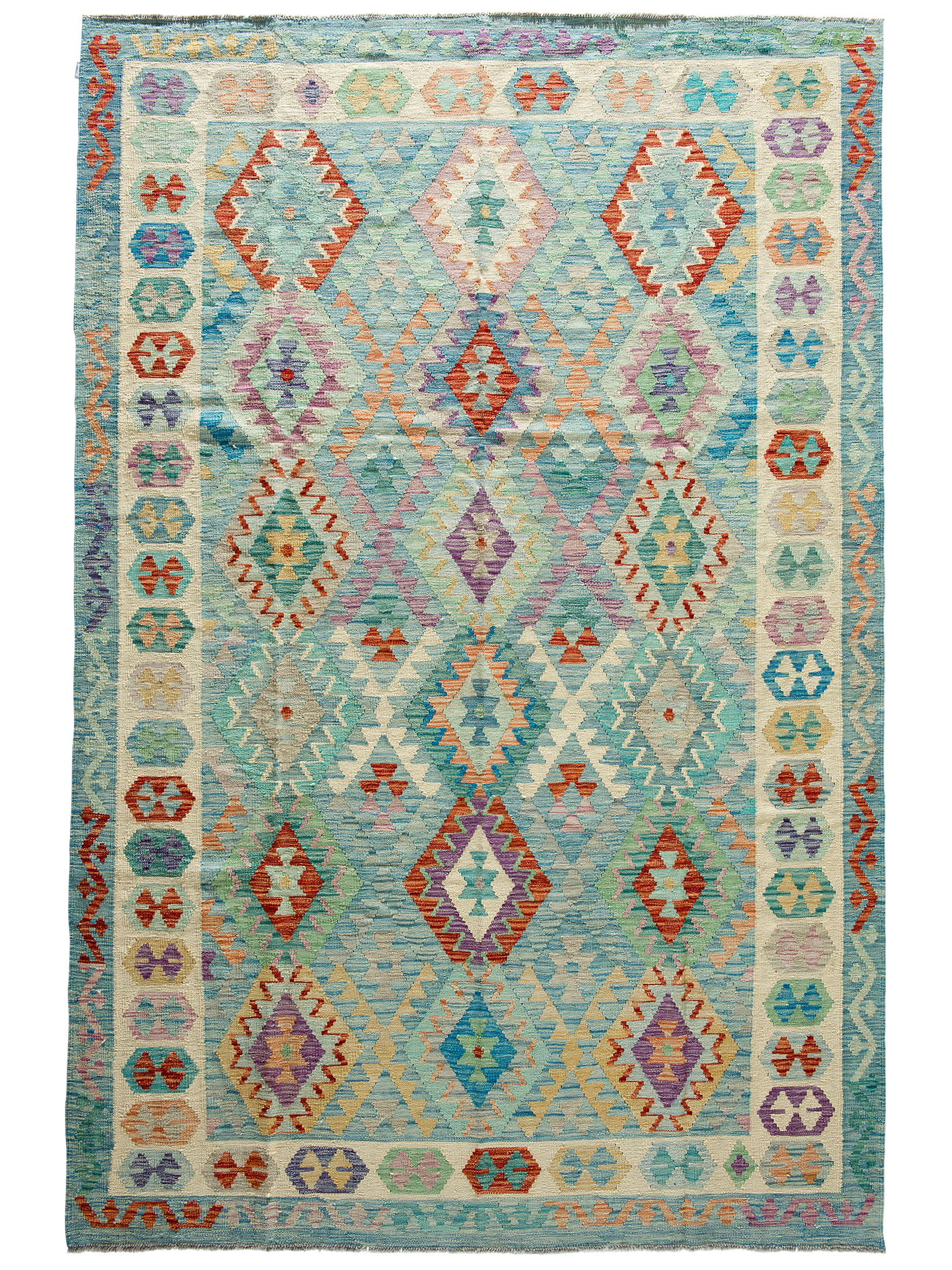 Afghan Kelim ca. 197 x 296 cm, Unikat / Einzelstück