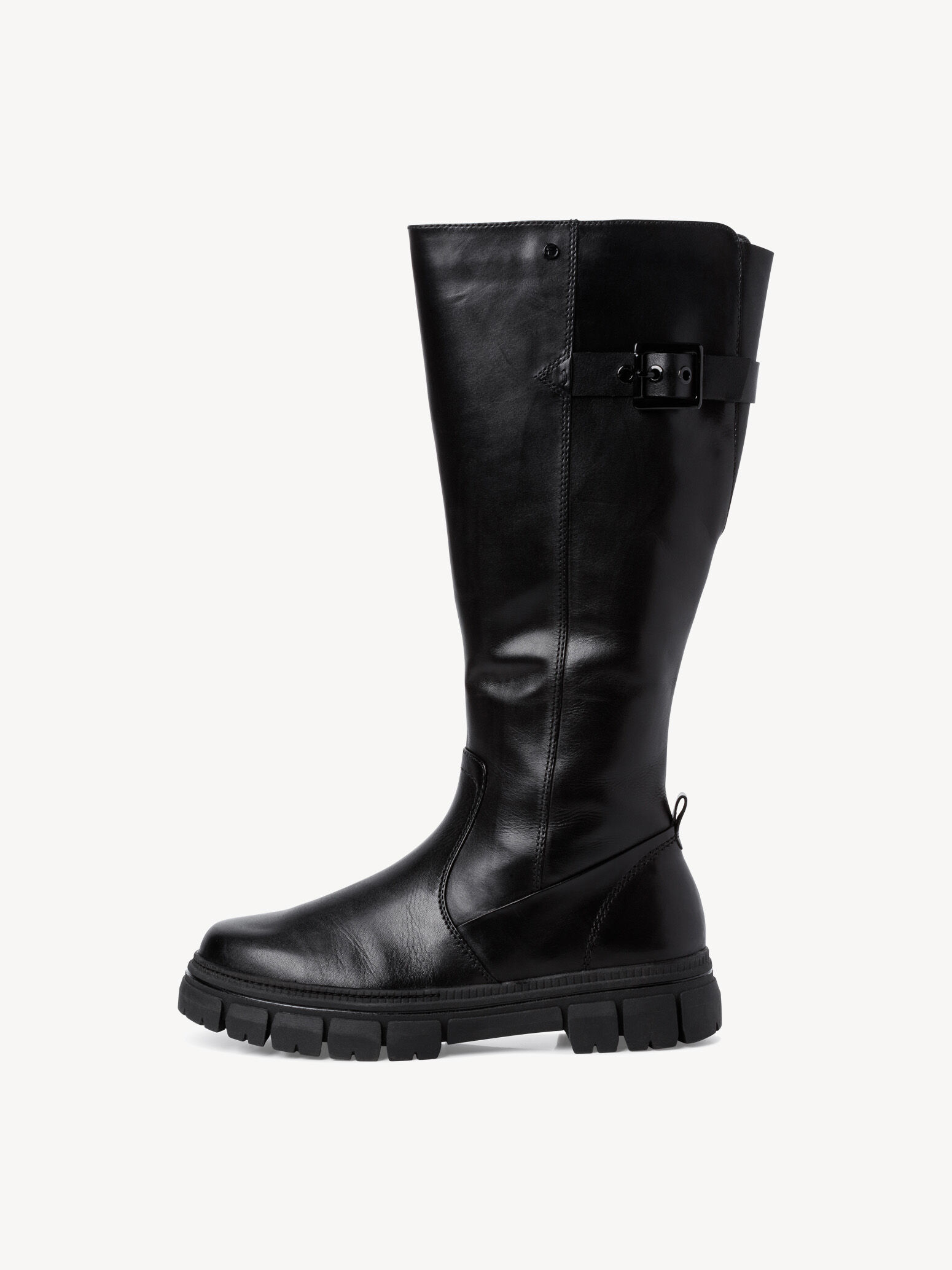Bottes en cuir - noir