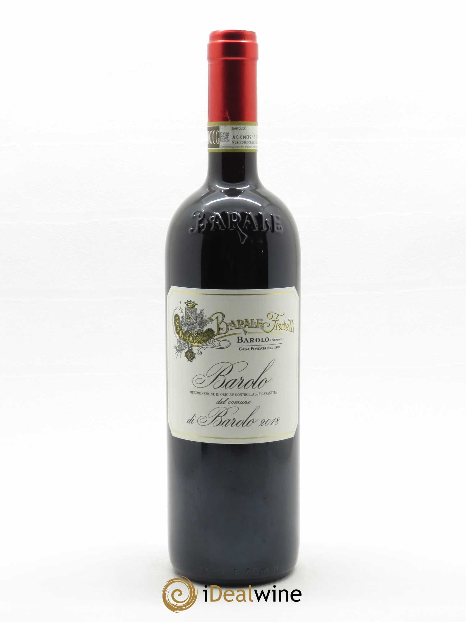 Barolo DOCG Barale Fratelli Del Comune di Barolo  2018 - Lot de 1 Bouteille