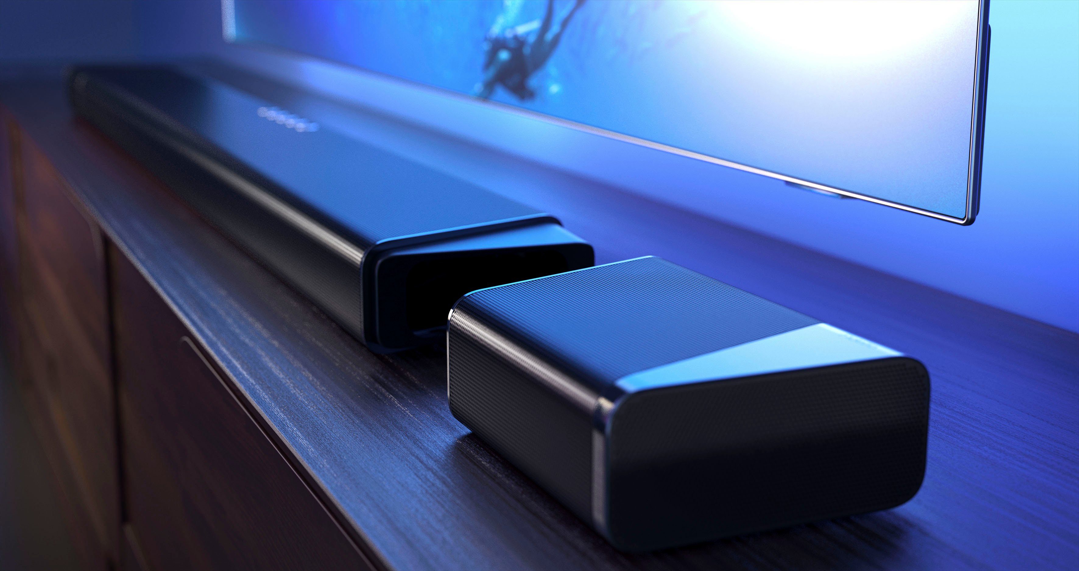 Philips Fidelio B97 7.1.2 Soundbar (Bluetooth, WLAN, 450 W)