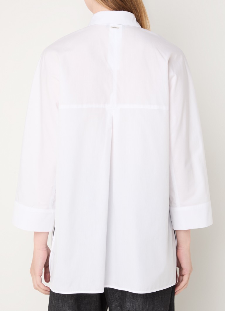 Μπλούζα MaxMara Delfina με κρυφό κούμπωμα